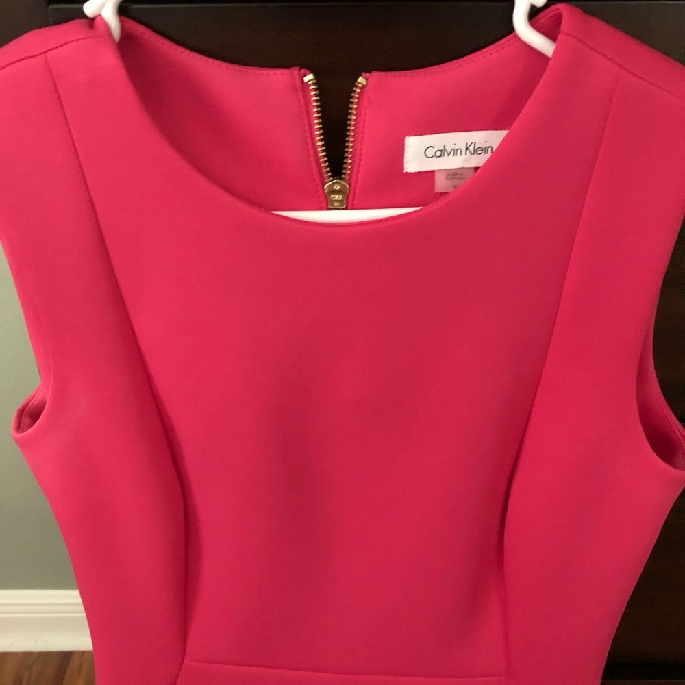 Calvin Klein pink dress